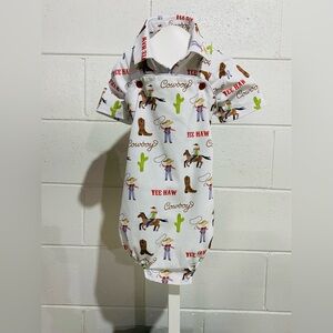 Cecil and Lou Romper with matching Top Set Size 2t